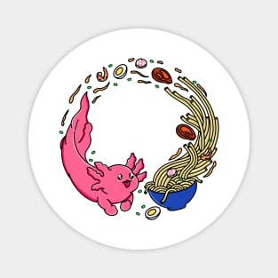 Ramen Axolotl Magnet